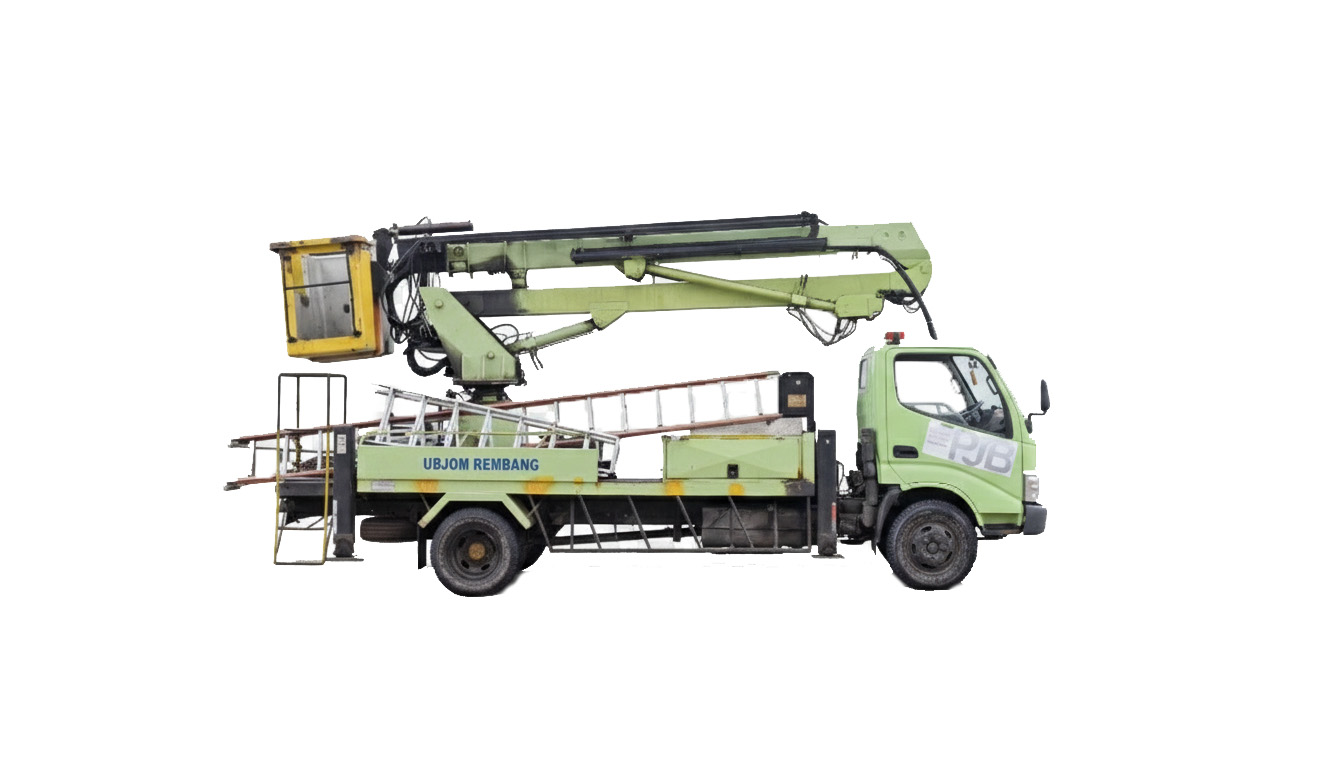Mobil Skylift 12-24 Meter untuk PJU dan Konstruksi